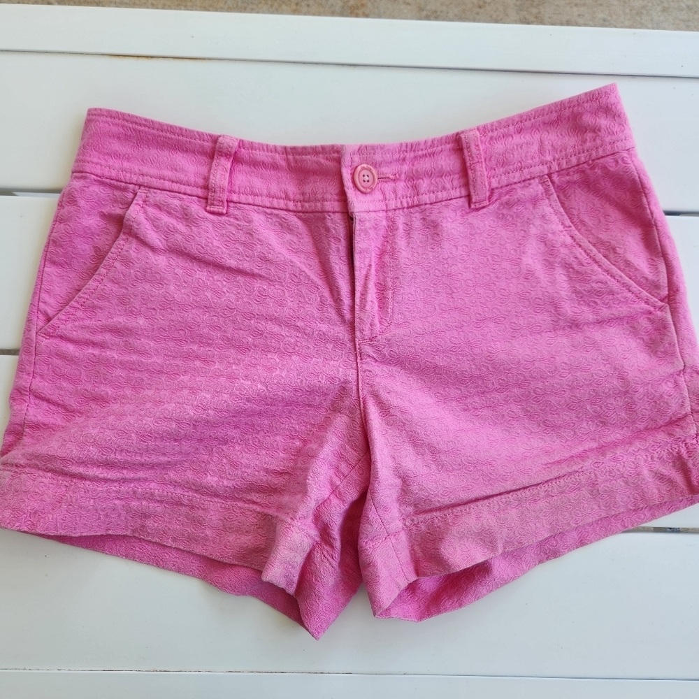 Lilly Pulitzer Pink Textured Shorts 4